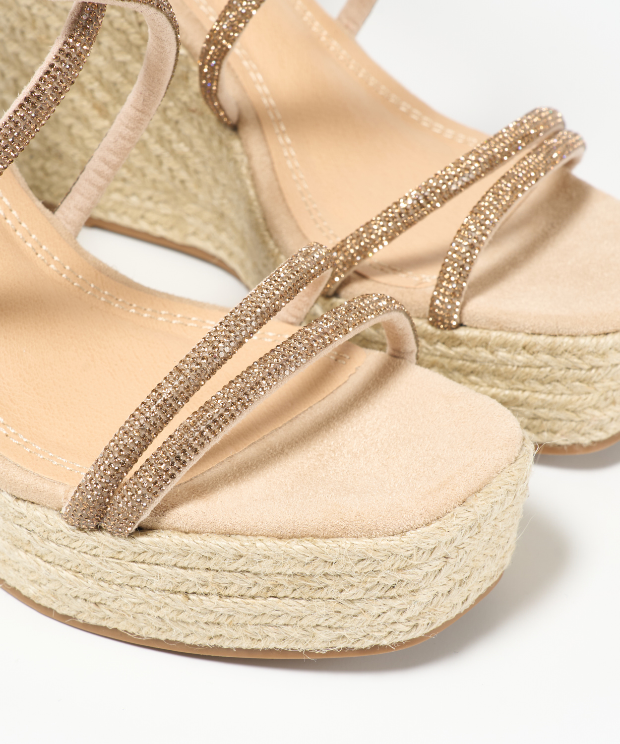 Sandália espadrille com alças tubulares  image number null